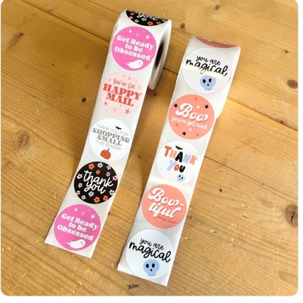 Poly mailers 35 10x13 size plus 2” 35 stickers